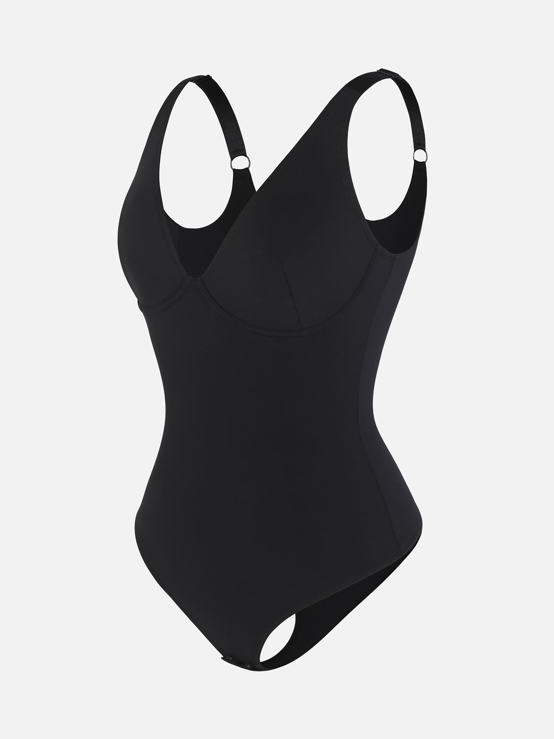 V-Neck Tummy Control Sculpt Bodysuit