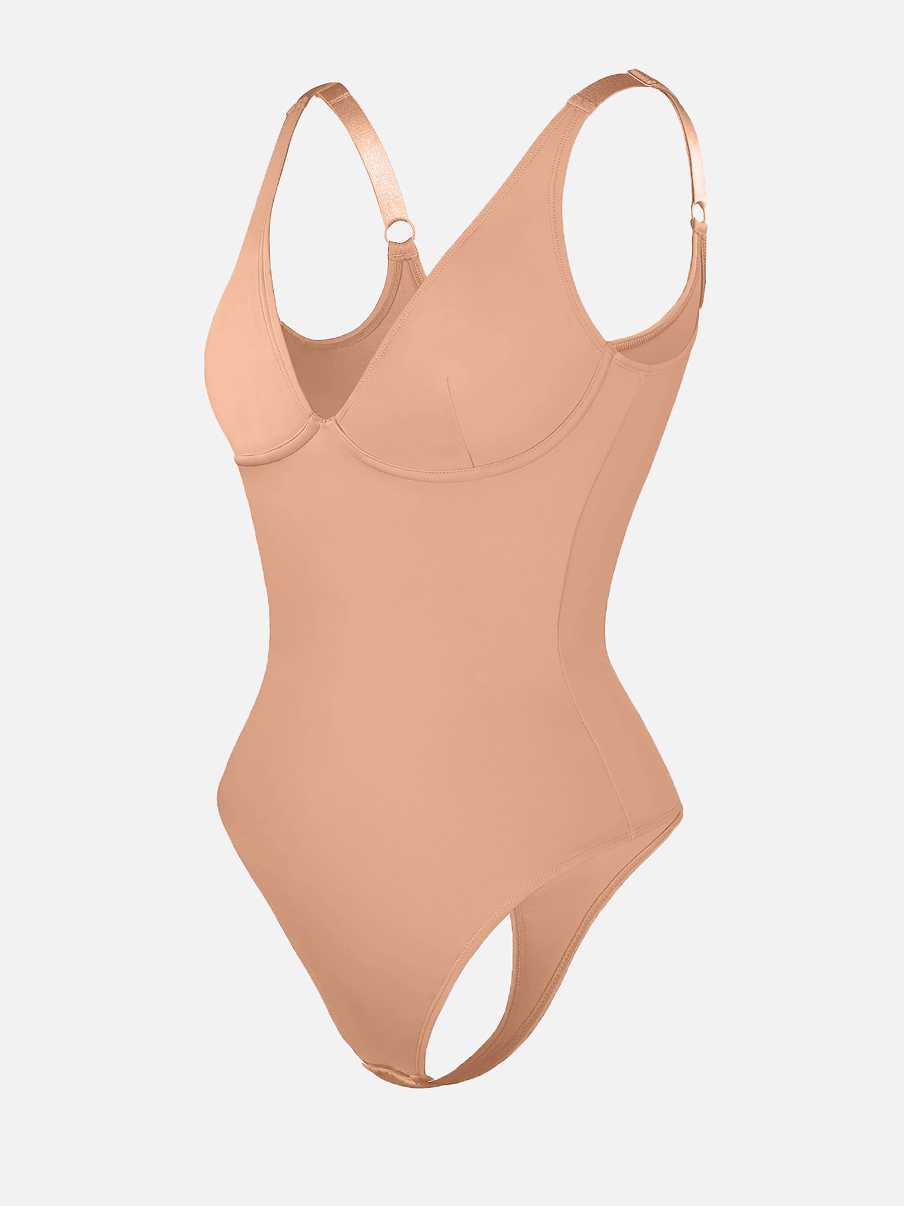 V-Neck Tummy Control Sculpt Bodysuit